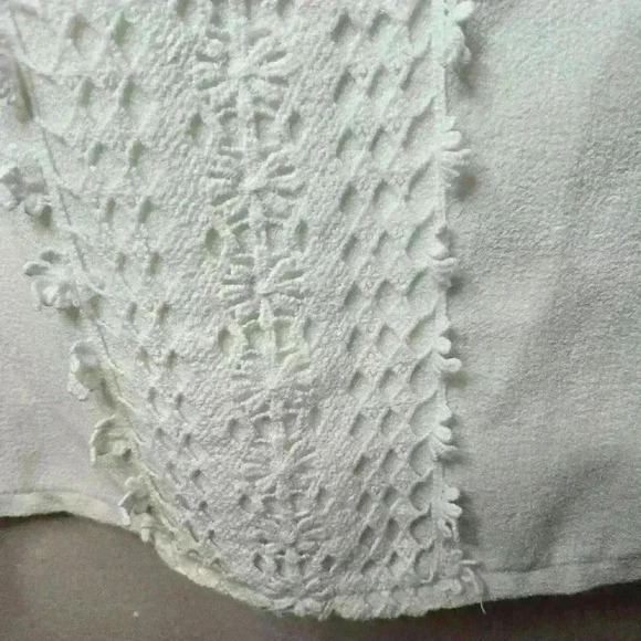 Altar'd State White Shift Dress Size M  Summer Feminine - Picture 6 of 10